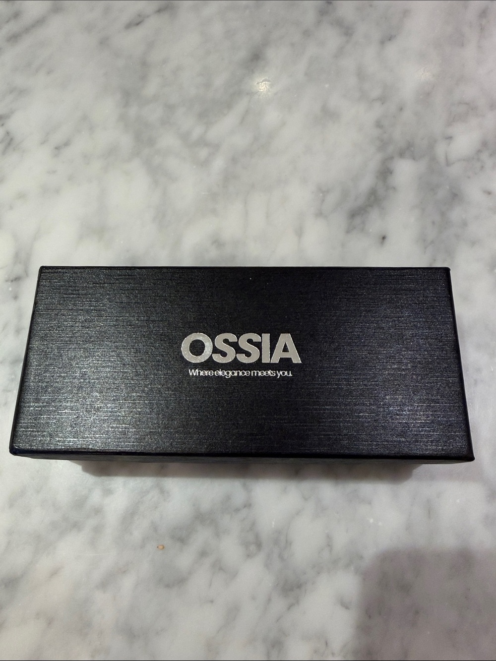 Black Cuff Link Gift Box
